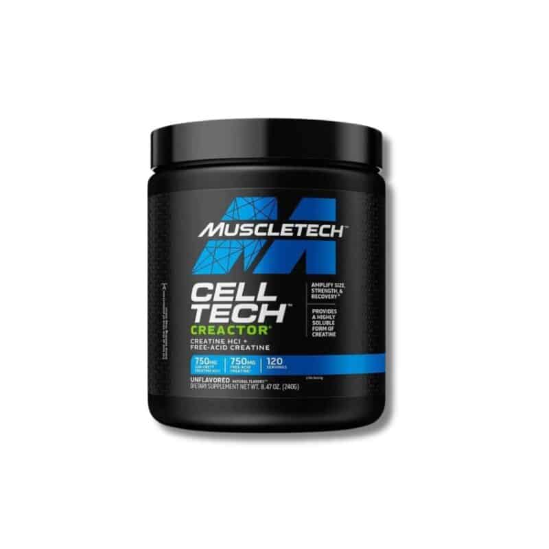 MuscleTech Cell-Tech Creactor Creatina HCl en polvo Sin Sabor – 120 Servida en Costa Rica