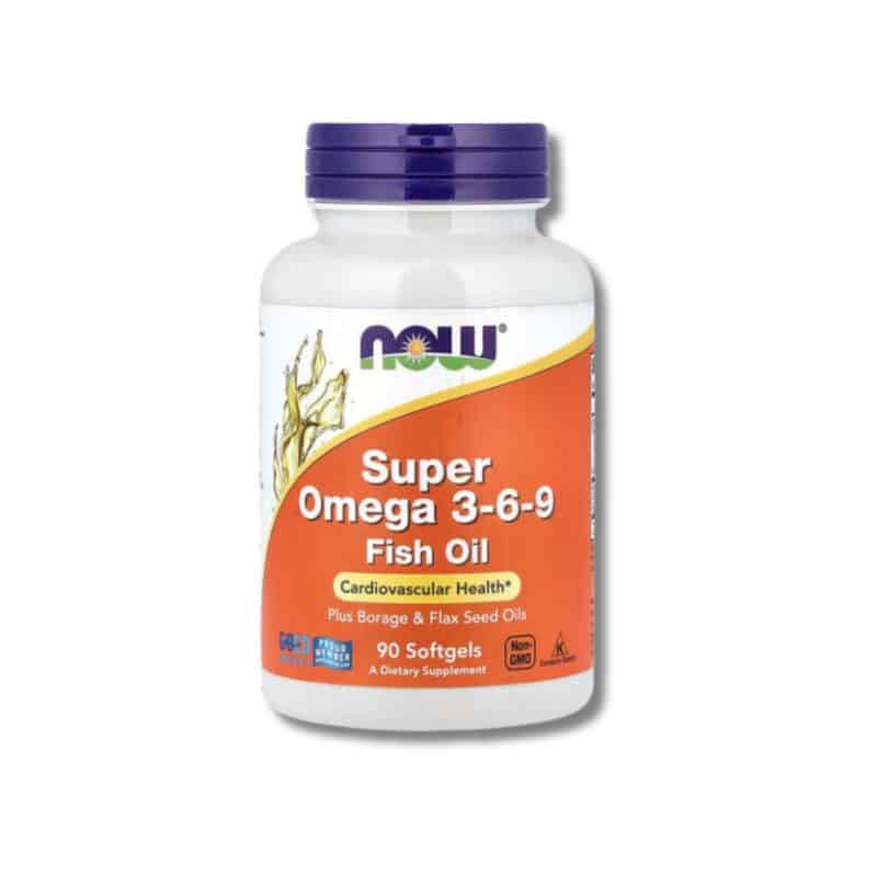 NOW Super Omega 3-6-9 Aceite de Pescado – 90 Softgels en Costa Rica