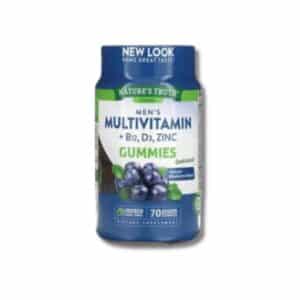 Nature’s Truth Men’s Multivitamin + B12, D3 & Zinc – 70 Gomitas