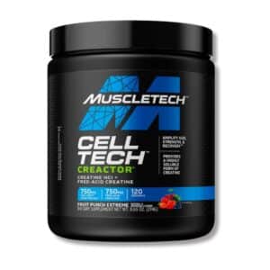 MuscleTech Cell-Tech Creactor Creatina HCl - Ponche de Frutas - 120 Servidas