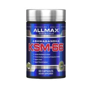 Ashwagandha KSM-66 (60 cápsulas) - Allmax