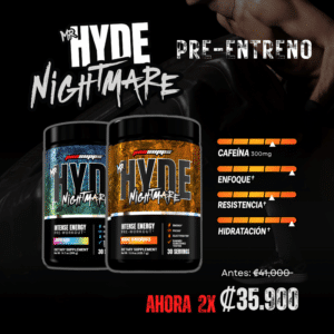 Combo 2 Pre Entreno Hyde Nightmare