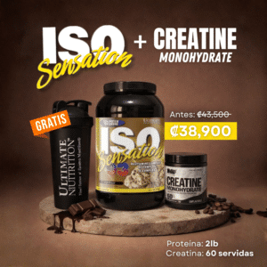 ISO Sensation + Creatina Nutrex | Shaker Gratis